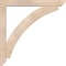 Ekena Millwork Thorton Slat Smooth Bracket w/ Offset Brace, Douglas Fir, 5 1/2"W x 40"D x 40"H BKT0604X40X40THR06SDF - alternate 3